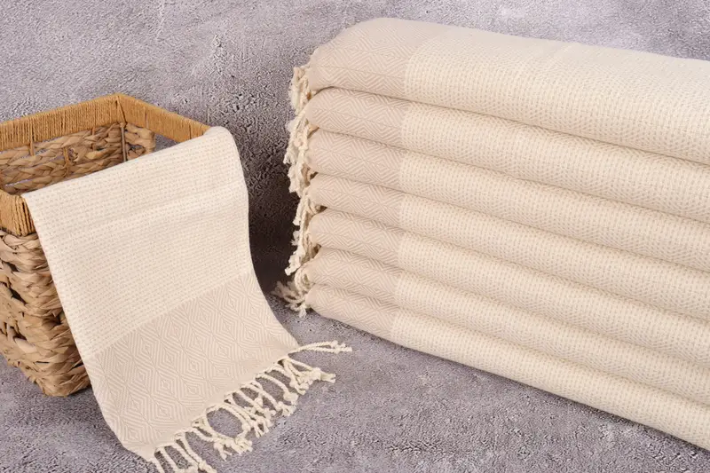 Turkish Tea Towel, Engagement Gift, Personalized Gifts, Custom Hand Towel, Bridal Shower Gift, 36x18 Cotton Diamond Towel, Custom Wedding Gifts - 3