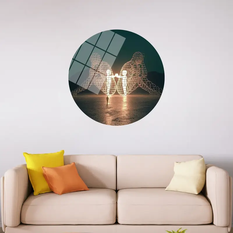 Trendige Paar-Leinwand: Elegantes Valentinstagsgeschenk für das innere Kind