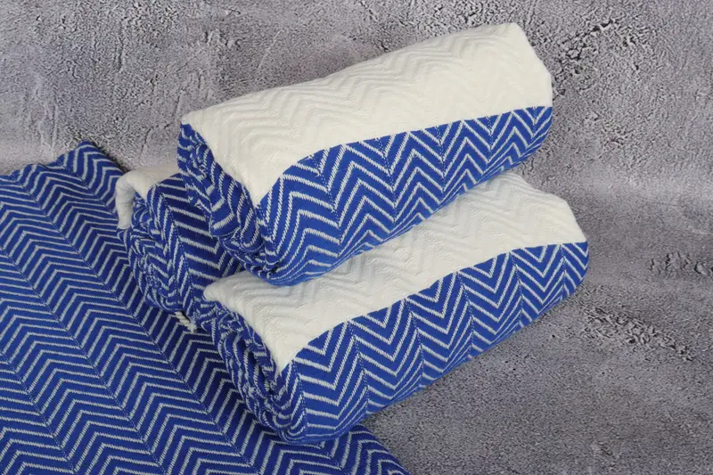 Summer Gift, Monogram Turkish Bath Towel, Quick-dry peshtemal, Bachelorette Party Decorations, 70x40 Cotton Zig zag Towel, Boyfriend Christmas Gift - 7