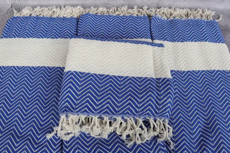Summer Gift, Monogram Turkish Bath Towel, Quick-dry peshtemal, Bachelorette Party Decorations, 70x40 Cotton Zig zag Towel, Boyfriend Christmas Gift - 4