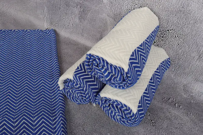 Summer Gift, Monogram Turkish Bath Towel, Quick-dry peshtemal, Bachelorette Party Decorations, 70x40 Cotton Zig zag Towel, Boyfriend Christmas Gift - 8