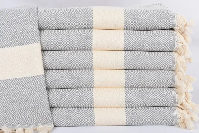 Organic Towel, Wedding For Favor, Turkish Tea Towel, Small Bath Towels, Towel With Name, Personalized Kitchen Towel, 36x20 Cotton Diamond Towel - 1