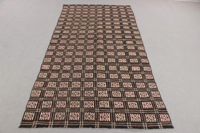 Zarif Siyah Ombré Halı, 127x241 cm Şık Modern Dekor