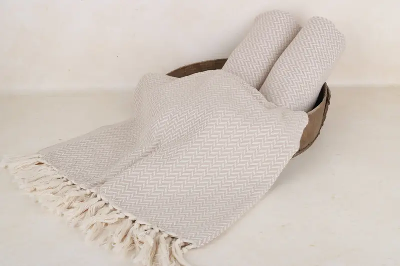 70x40 Cotton Chevron Towel, Bachelorette Party Decorations, Bathroom Towel, Sand-resistant towel, Bridesmaid Gift, Bachelorette Beach Towel - 6
