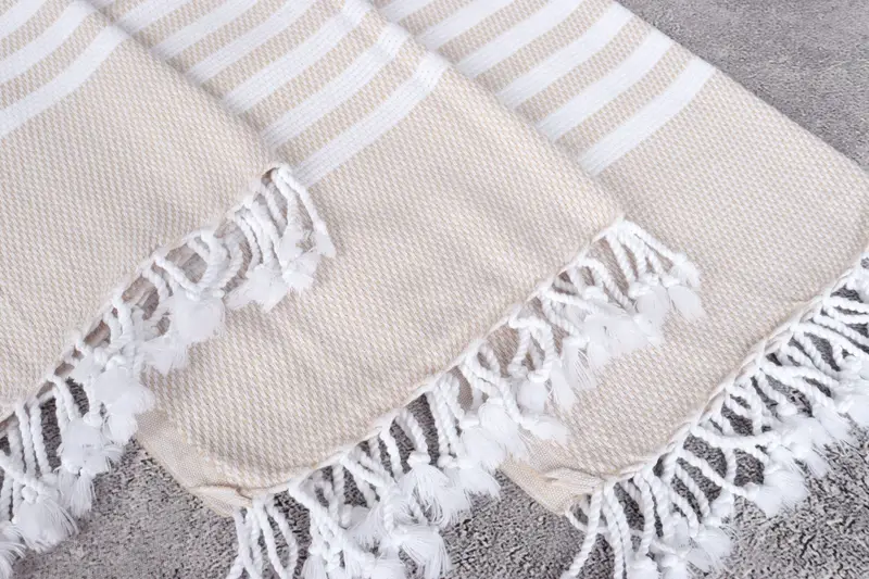 Decorative Towel, Custom Tea Towel, Wedding Favors, 44x24 Cotton Striped Towel, Guest Towel, Personalized Dish Towel, Turkish Hand Towel - 5