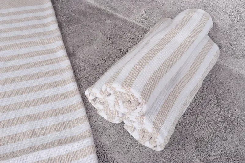 Decorative Towel, Custom Tea Towel, Wedding Favors, 44x24 Cotton Striped Towel, Guest Towel, Personalized Dish Towel, Turkish Hand Towel - 8