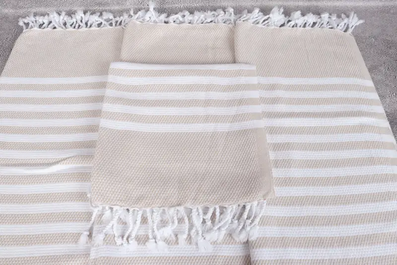 Decorative Towel, Custom Tea Towel, Wedding Favors, 44x24 Cotton Striped Towel, Guest Towel, Personalized Dish Towel, Turkish Hand Towel - 4