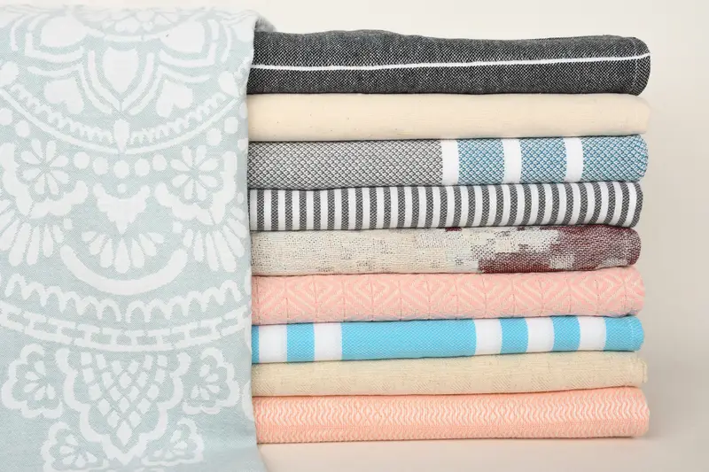 Gym Towel, Turkish Tea Towel, Monogram Hand Towel, Embroidery Towels, Monogrammed Hand Towel, Best Friend Gift, 36x18 Cotton Set of 10 Towel - 1