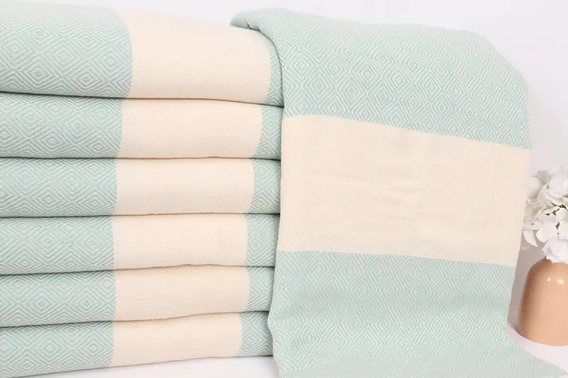 Throw Blanket Couch, 96x80 Cotton Diamond Towel, Bridesmaid Gifts, Bachelorette Party Favors, Christmas Tablecloth, Bachelor Party Gifts - 2