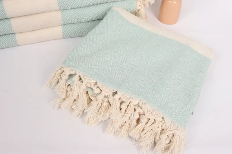 Throw Blanket Couch, 96x80 Cotton Diamond Towel, Bridesmaid Gifts, Bachelorette Party Favors, Christmas Tablecloth, Bachelor Party Gifts - 5
