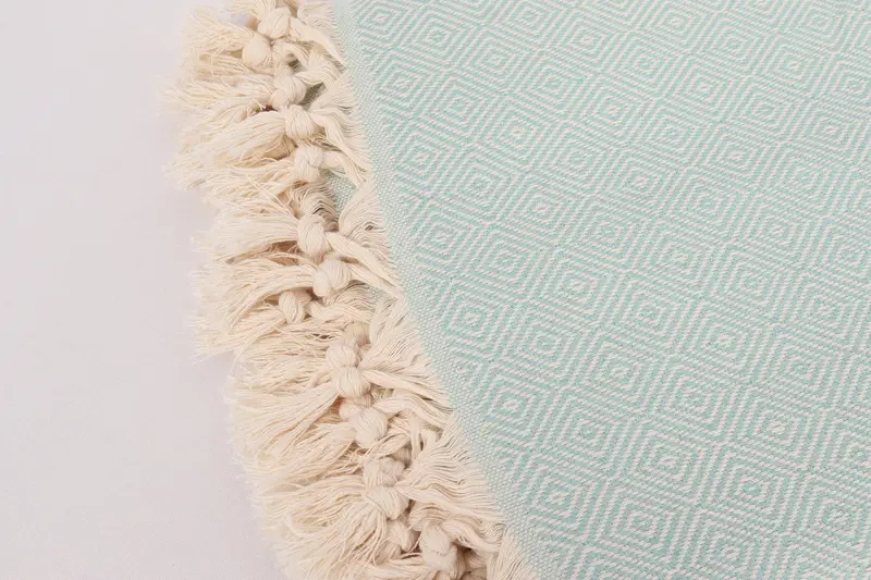 Throw Blanket Couch, 96x80 Cotton Diamond Towel, Bridesmaid Gifts, Bachelorette Party Favors, Christmas Tablecloth, Bachelor Party Gifts - 7