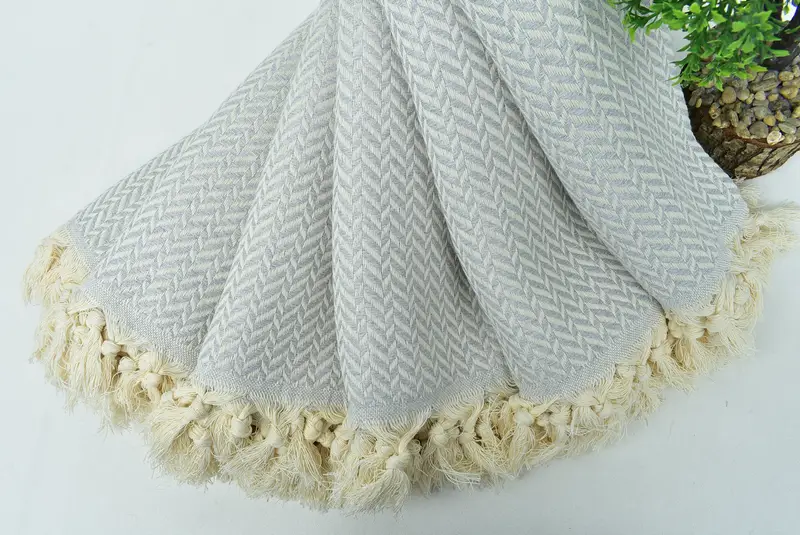 Wedding Favors, Home Decor Towel, Customized Turkish Towel, Wedding Gifts Towel, Spa Towel, 70x40 Cotton Chevron Towel, Personalized Bridesmaid Gift - 4