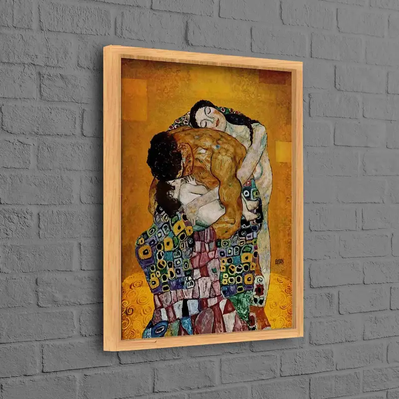 グスタフ クリムトの「ファミリー」アールヌーボー キャンバス プリント