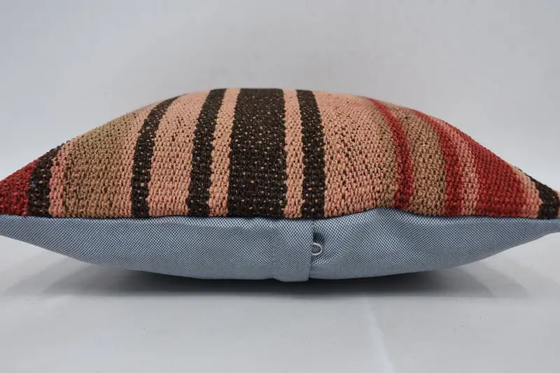 Cushion Cover, Pillow for Sofa, 14x14 Red Pillow Case, Interior Designer Pillow, Antique Pillows, Neutral Throw Cushion Cover, Farmhouse Pillow Case - 5