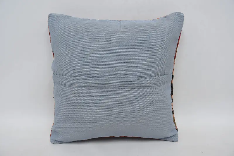 Cushion Cover, Pillow for Sofa, 14x14 Red Pillow Case, Interior Designer Pillow, Antique Pillows, Neutral Throw Cushion Cover, Farmhouse Pillow Case - 6