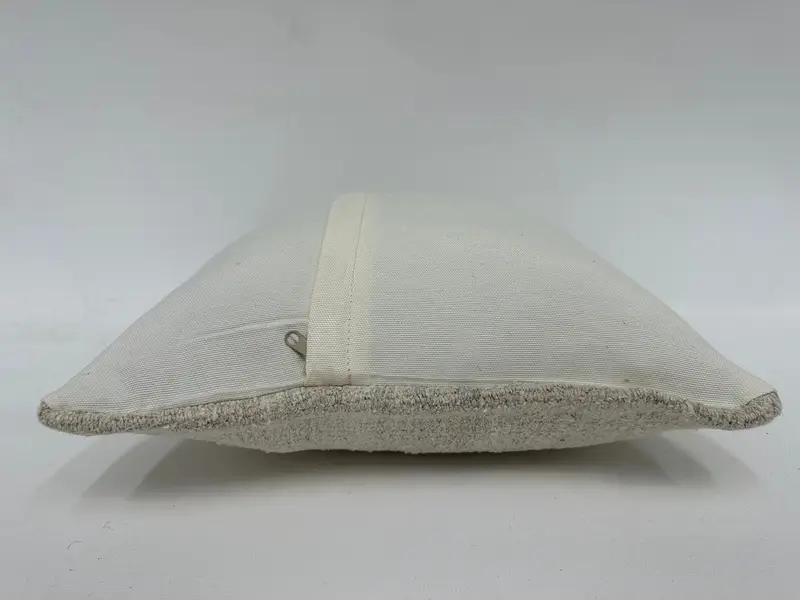 Pillow Cover, Customized Pillow, Ethnical Kilim Rug Pillow, Yoga Pillow Case, 16x16 White Cushion, Vintage Kilim Pillow, Boho Pillow - 7