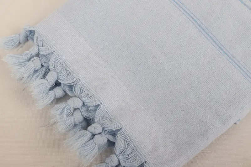 68x36 Cotton Striped Terry Towel, Scarf Towel, Bridal Shower Favors, Best Wedding Gift, Turkish hand towel, Best Friend Gift Ideas, Sand-free towel - 7