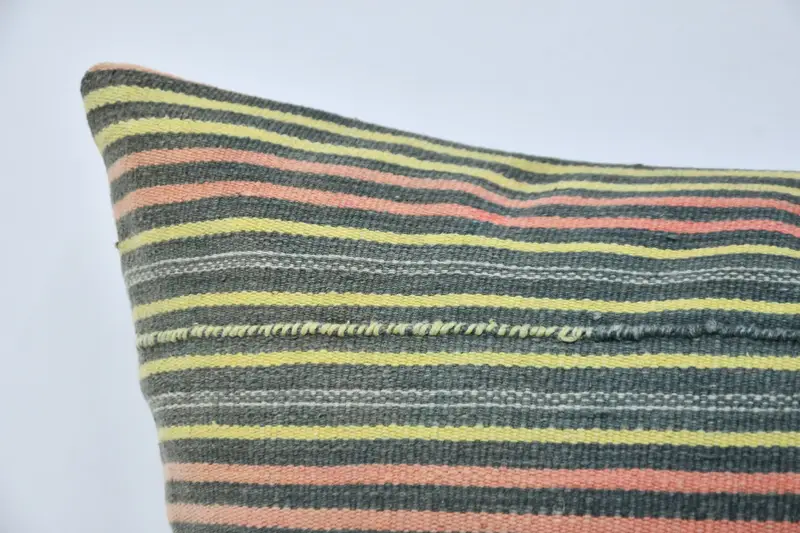 Pillow Case, Home Decor Pillow, Turkish Kilim Pillow, Boho Pillow, Lounge Throw Pillow Case, 16x36 Red Cushion Cover, Cozy Throw Cushion Case - 2