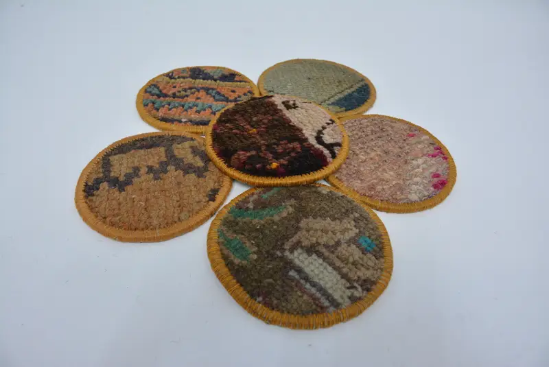 Montaña rusa Kilim marrón y beige, montaña rusa única de decoración del hogar Boho