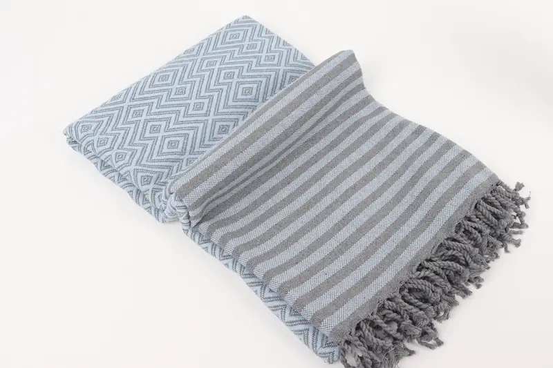 Turkish hand towel, Personalized Gift, Bridal Shower Gifts, Bridal Shower Gift, Gift For Wedding Day, Summer Towel, 70x40 Cotton Diamond Towel - 6