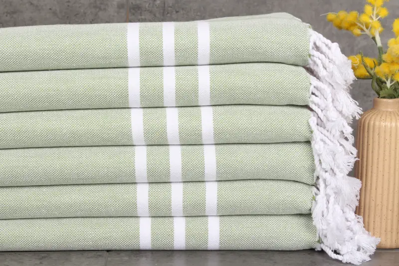 Bridal Shower Gift, Custom Gift, 40x20 Cotton Striped Towel, Personalized Gift, Personalized Kitchen Towel, Spa Towel, Gym Towel, Bathroom Towels - 1