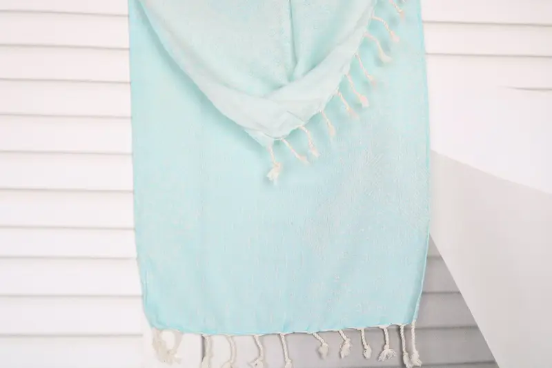 Bridesmaid Gift Turkish Hand Towel Turquoise Cotton Dish Towel, 36x18 Inches