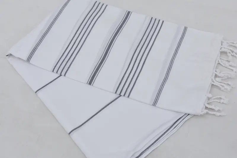 夏の贈り物、花嫁介添人ギフト、軽量タオル、最高の結婚式ギフト、70x40コットンストライプタオル、ジムタオル、記念贈り物、オーガニックコットンタオル - 4