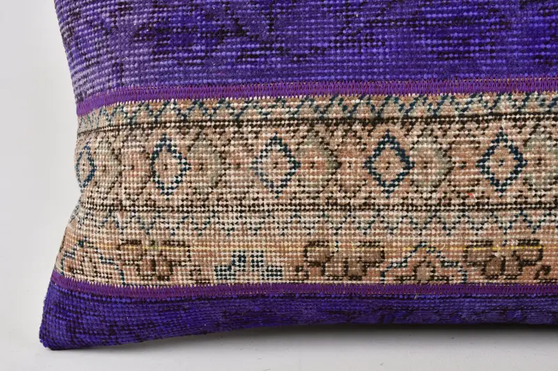 Patio Cushion Case, Boho Pillow, Wholesale Pillow Case, Pillow Case, Kilim Pillow, 16x36 Blue Cushion Case, Throw Kilim Pillow - 2