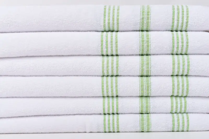 40x18 Cotton Striped Terry Towel, Personalized Kitchen Towel, Custom Turkish Towel, Memorial Gift, Bridesmaid Gifts, Turkish Towel Hand Towel - 2