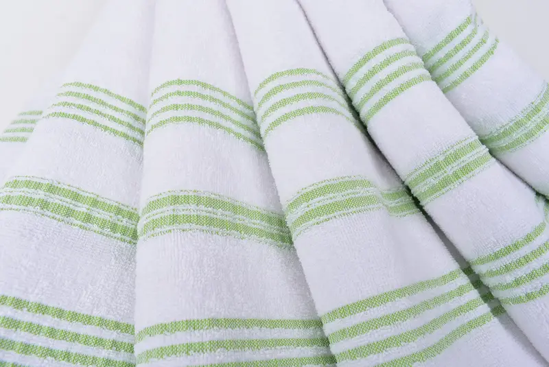 40x18 Cotton Striped Terry Towel, Personalized Kitchen Towel, Custom Turkish Towel, Memorial Gift, Bridesmaid Gifts, Turkish Towel Hand Towel - 5