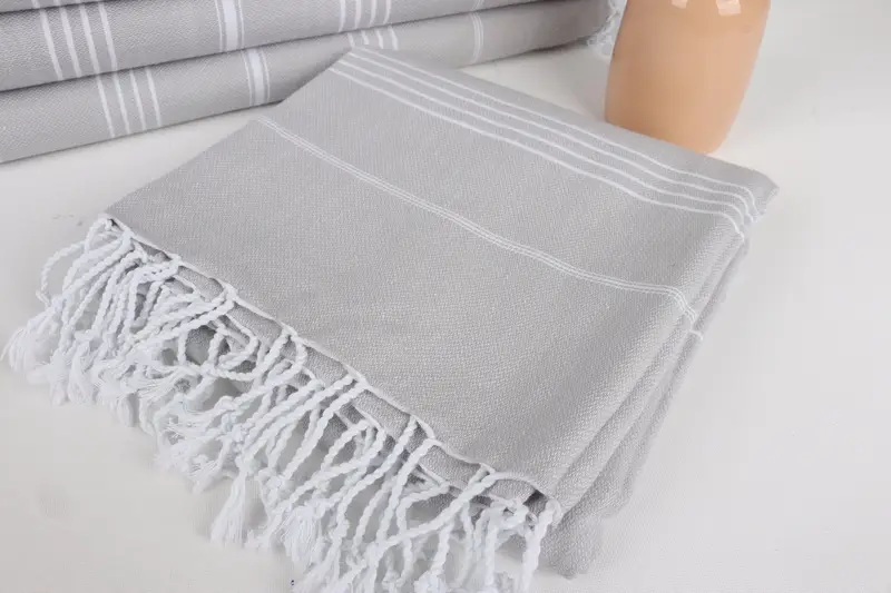 Custom Wedding Gift, 70x40 Cotton Striped Towel, Bachelorette Party Favors, Lightweight Turkish towel, Bachelor Party Favors, Bridal Shower Favor - 5