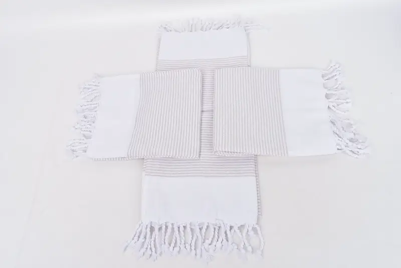 Bachelorette Favor, Turkish Hand Towel, Boyfriend Gift, 40x18 Cotton Striped Towel, Personalized Gift, Small Bath Towels, Custom Wedding Gifts - 6