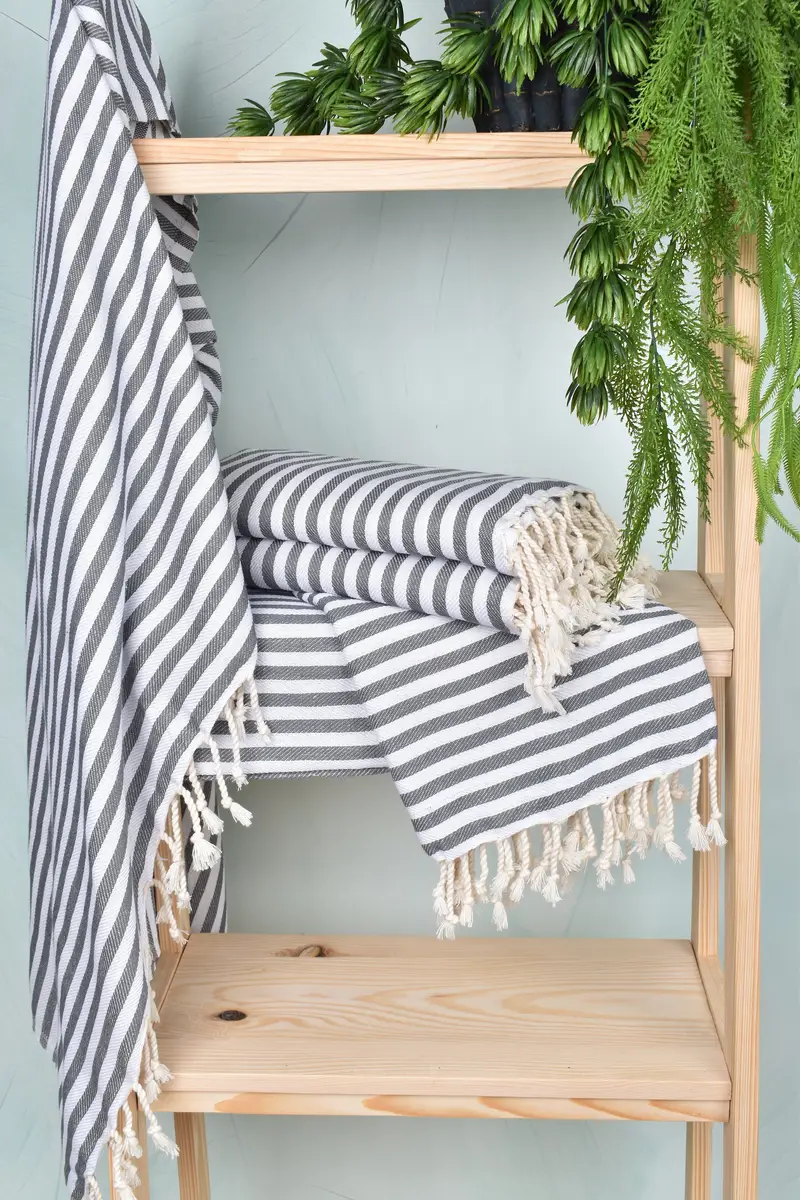70x40 Baumwollstreifentuch, personalisiertes Brautjungferngeschenk, türkischer Handtuchstrand, Mutter des Bräutigamgeschenks, personalisiertes Hochzeitsgeschenk, Spa -Handtuch - 6