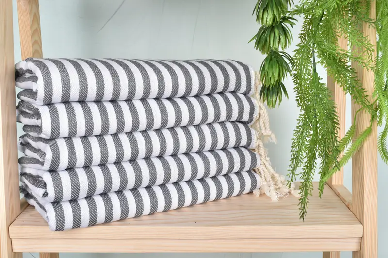 70x40 Baumwollstreifentuch, personalisiertes Brautjungferngeschenk, türkischer Handtuchstrand, Mutter des Bräutigamgeschenks, personalisiertes Hochzeitsgeschenk, Spa -Handtuch - 2