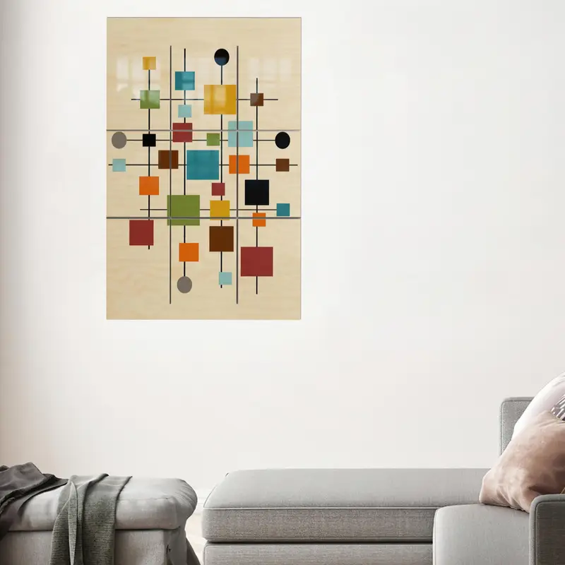 Modern Boho Glass: Colorful Printed Design for Trendy Spaces