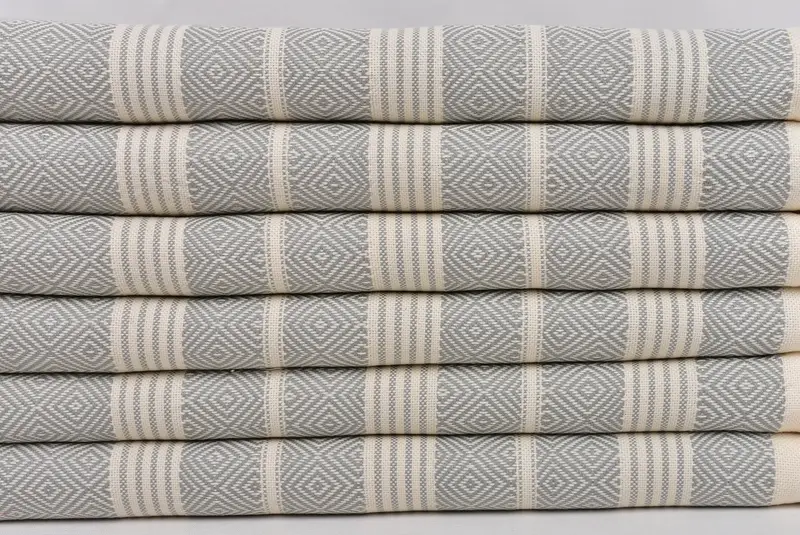Hammam towel, Turkish beach towel, Beach Bachelorette Party Decorations, Welcome Wedding Gift, 70x38 Cotton Diamond Towel, Absorbent towel - 2