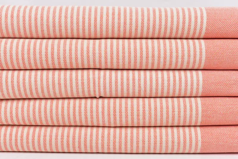 結婚式の贈り物、40x24コットンストライプタオル、彼への贈り物、彼への贈り物、ブライダルギフト、トルコのティータオル、モノグラムハンドタオル、ガールトリップパーティーのおかげで - 2