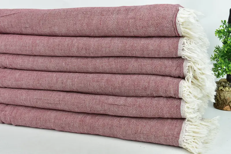 Personalized Gifts, Christmas Favors, 70x60 Cotton Solid Towel, Woven Blanket, First Wedding Anniversary Gift, Bachelorette Party Favors - 3