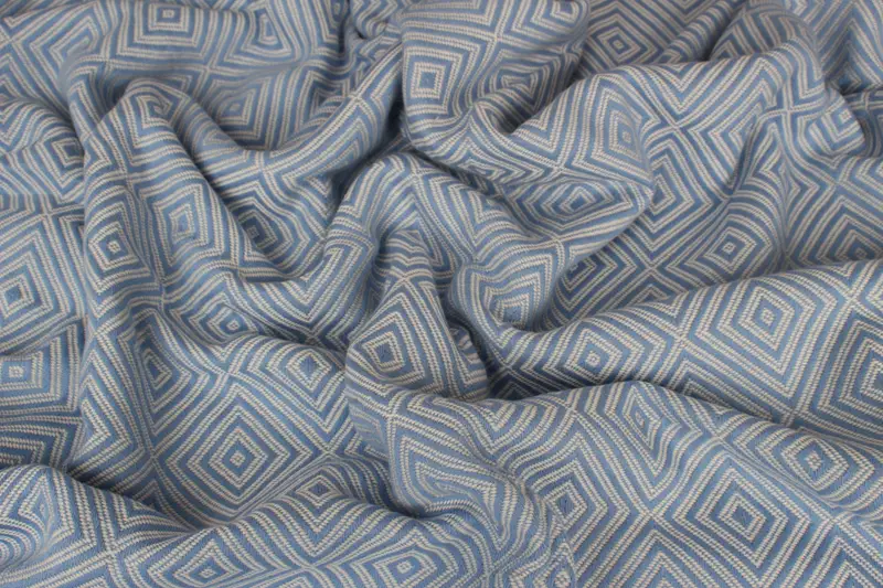 Woven Throw Blanket, Turkish Bedcover, 92x80 Cotton Diamond Towel, Valentines Gift, Turkish Tablecloth, Wedding Favors, Bridal Shower Gift - 5