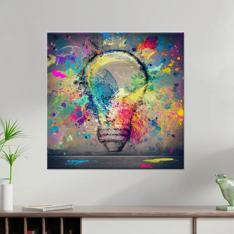 Modern Graffiti Kanvas: Canlı, Yenilikçi, Çağdaş Sanat Baskısı