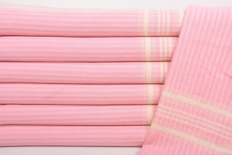 Gift For Wedding Day, Boyfriend Christmas Gift, 40x18 Cotton Striped Towel, Bridesmaid Gift, Turkish Tea Towel, Small Bath Towels, Wedding Gift - 2