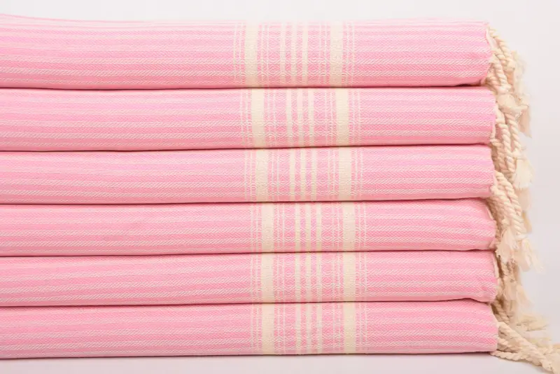 Gift For Wedding Day, Boyfriend Christmas Gift, 40x18 Cotton Striped Towel, Bridesmaid Gift, Turkish Tea Towel, Small Bath Towels, Wedding Gift - 3