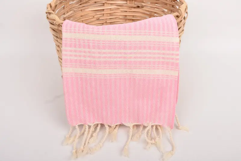Gift For Wedding Day, Boyfriend Christmas Gift, 40x18 Cotton Striped Towel, Bridesmaid Gift, Turkish Tea Towel, Small Bath Towels, Wedding Gift - 5