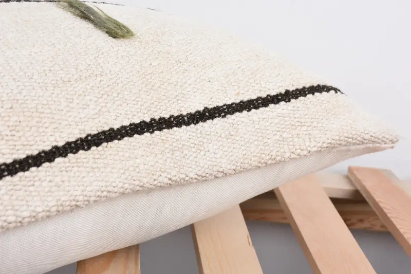 Kilim Cushion Sham, Cushion Case, Vintage Kilim Pillow, Boho Pillow, 12x24 White Cushion, Morroccon Kilim Cushion Cushion Cover - 7