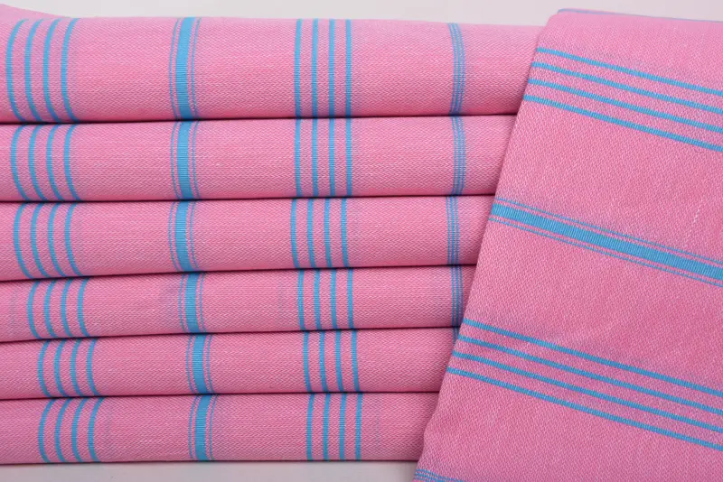 Wedding Gift, Personalize Gift, Gym Towel, Spa Towel, Bridal Shower Favors, Turkish bath towel, Gift For The Home Decor, 70x40 Cotton Striped Towel - 2