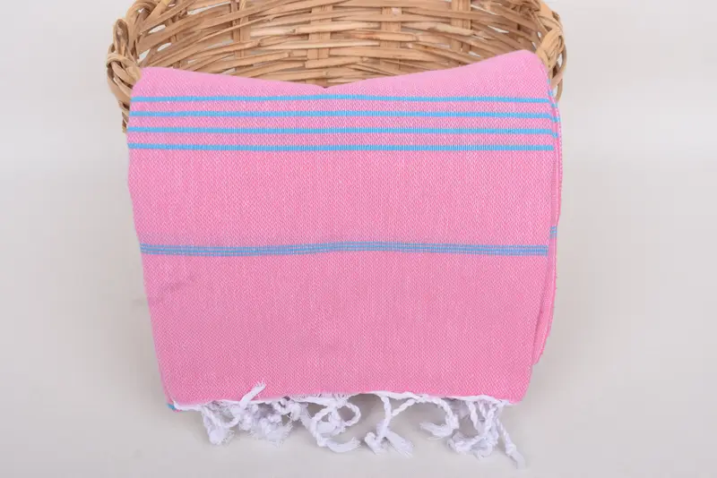 Wedding Gift, Personalize Gift, Gym Towel, Spa Towel, Bridal Shower Favors, Turkish bath towel, Gift For The Home Decor, 70x40 Cotton Striped Towel - 5