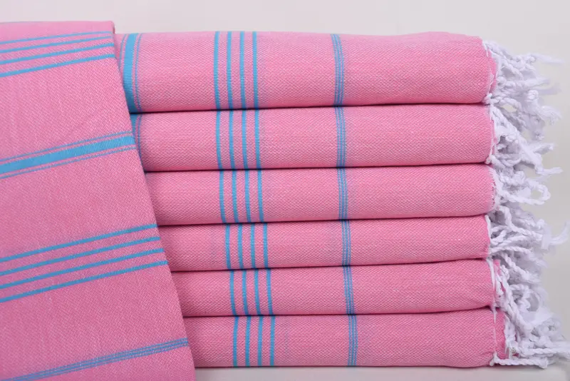 Wedding Gift, Personalize Gift, Gym Towel, Spa Towel, Bridal Shower Favors, Turkish bath towel, Gift For The Home Decor, 70x40 Cotton Striped Towel - 1