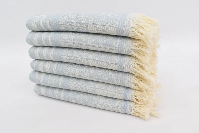 28x20 Cotton Striped Towel, Personalized Dish Towel, Monogram Kitchen Towel, Organic Tea Towel, Personalized Gift, Personalized Bridesmaid Gift - 4