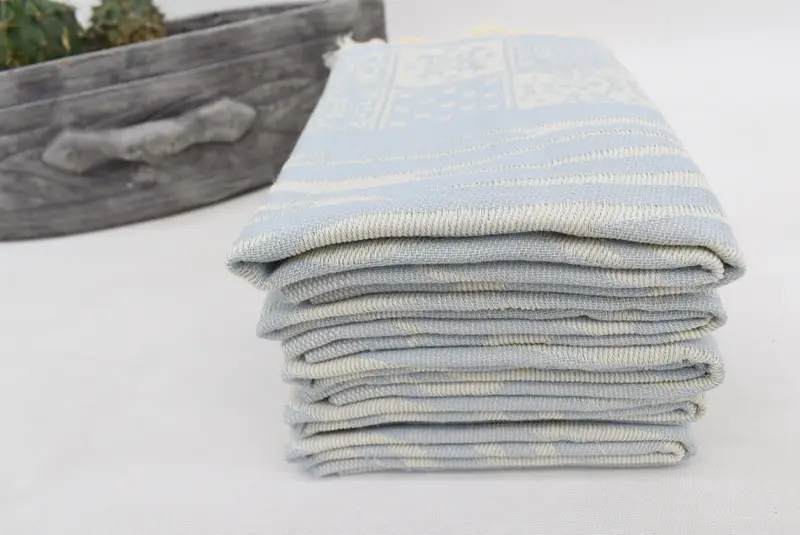 28x20 Cotton Striped Towel, Personalized Dish Towel, Monogram Kitchen Towel, Organic Tea Towel, Personalized Gift, Personalized Bridesmaid Gift - 6