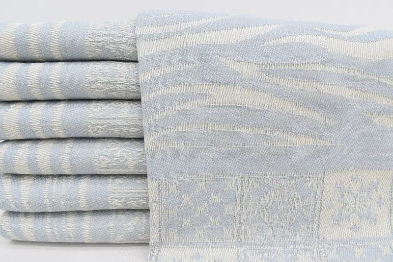 28x20 Cotton Striped Towel, Personalized Dish Towel, Monogram Kitchen Towel, Organic Tea Towel, Personalized Gift, Personalized Bridesmaid Gift - 2